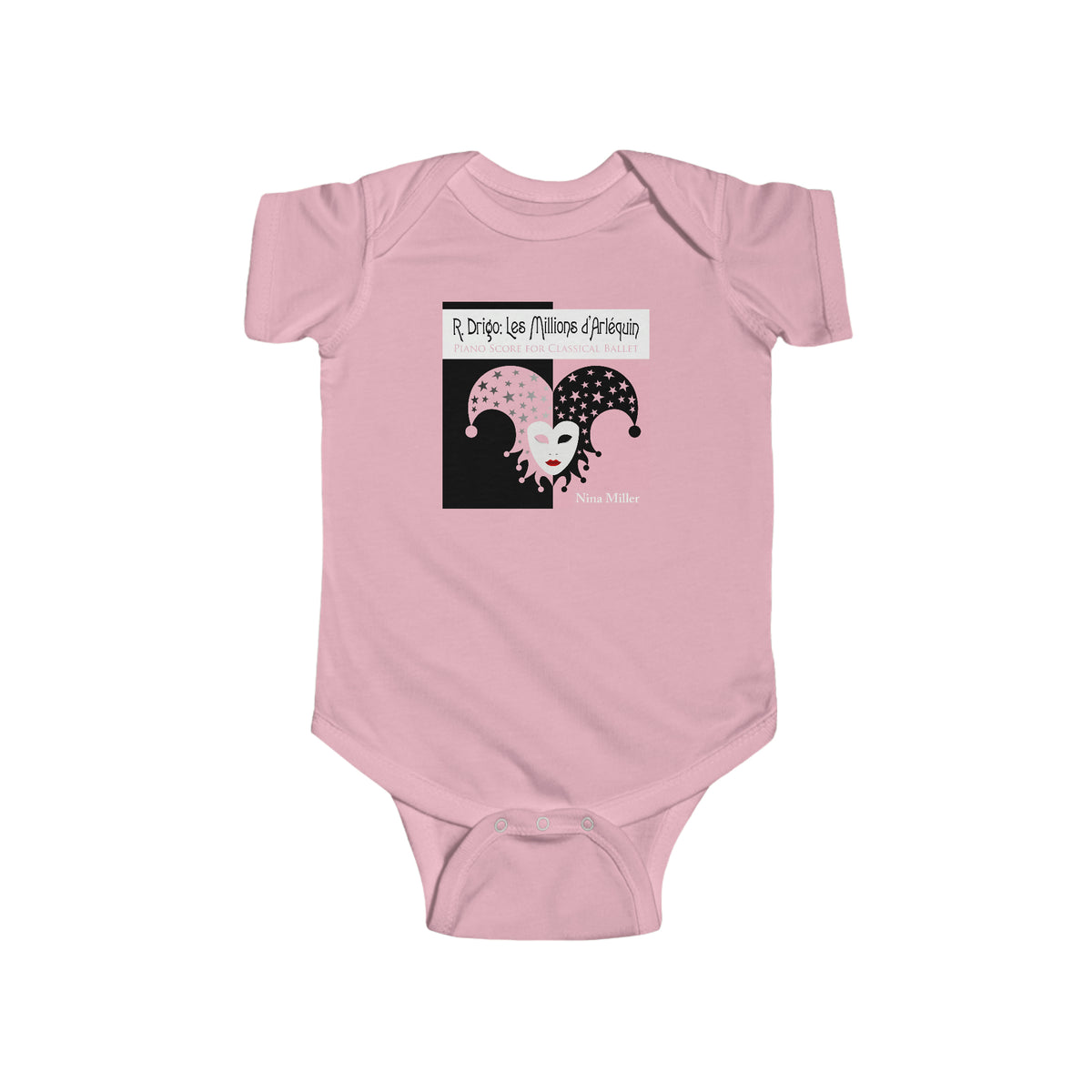 Les Millions d'Arlequin (Pink) - Infant Fine Jersey Bodysuit
