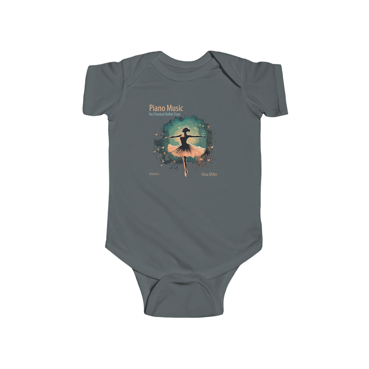 Piano Music for Classical Ballet Class Vol. 6 - Infant Fine Jersey Bodysuit