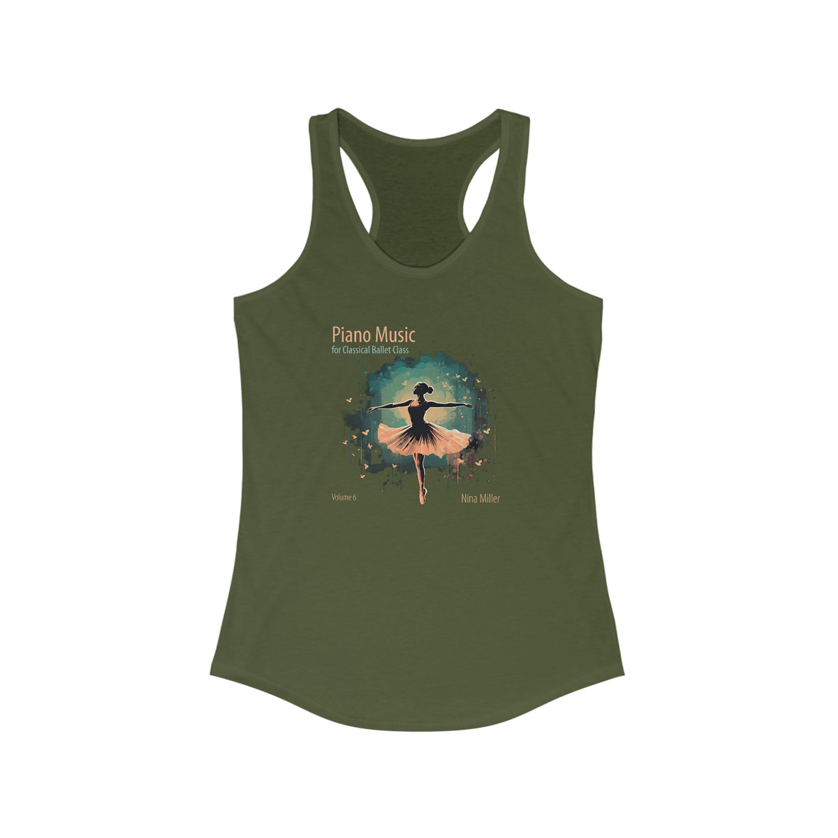 Piano Music for Classical Ballet Class Vol. 6 - Women's Ideal Racerback Tank