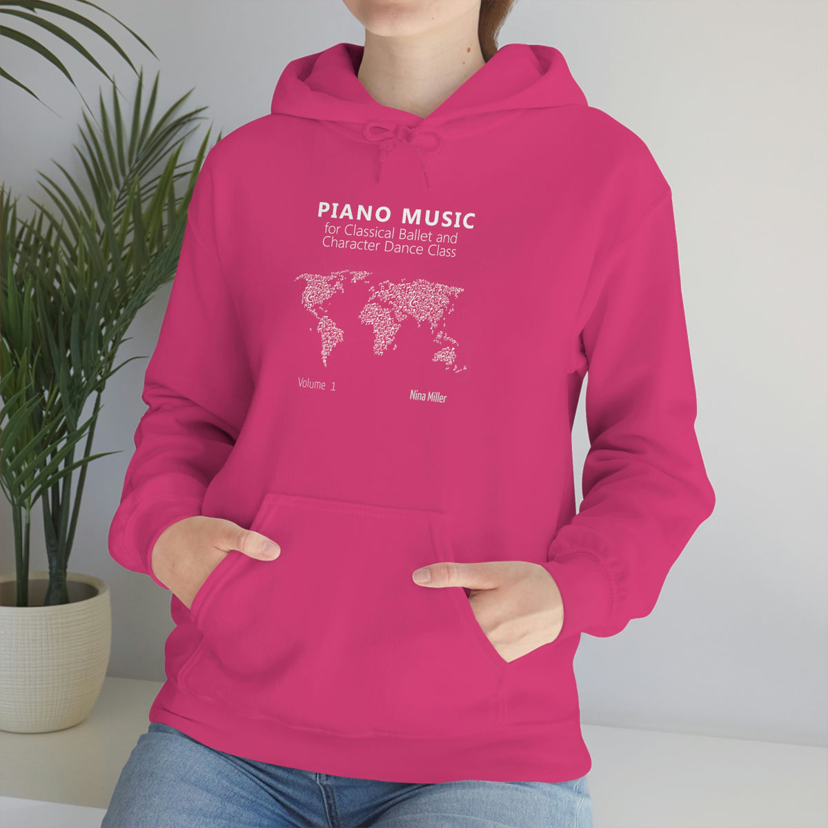 Piano Music for Character Dance Class - Unisex Heavy Blend™ Hooded Sweatshirt