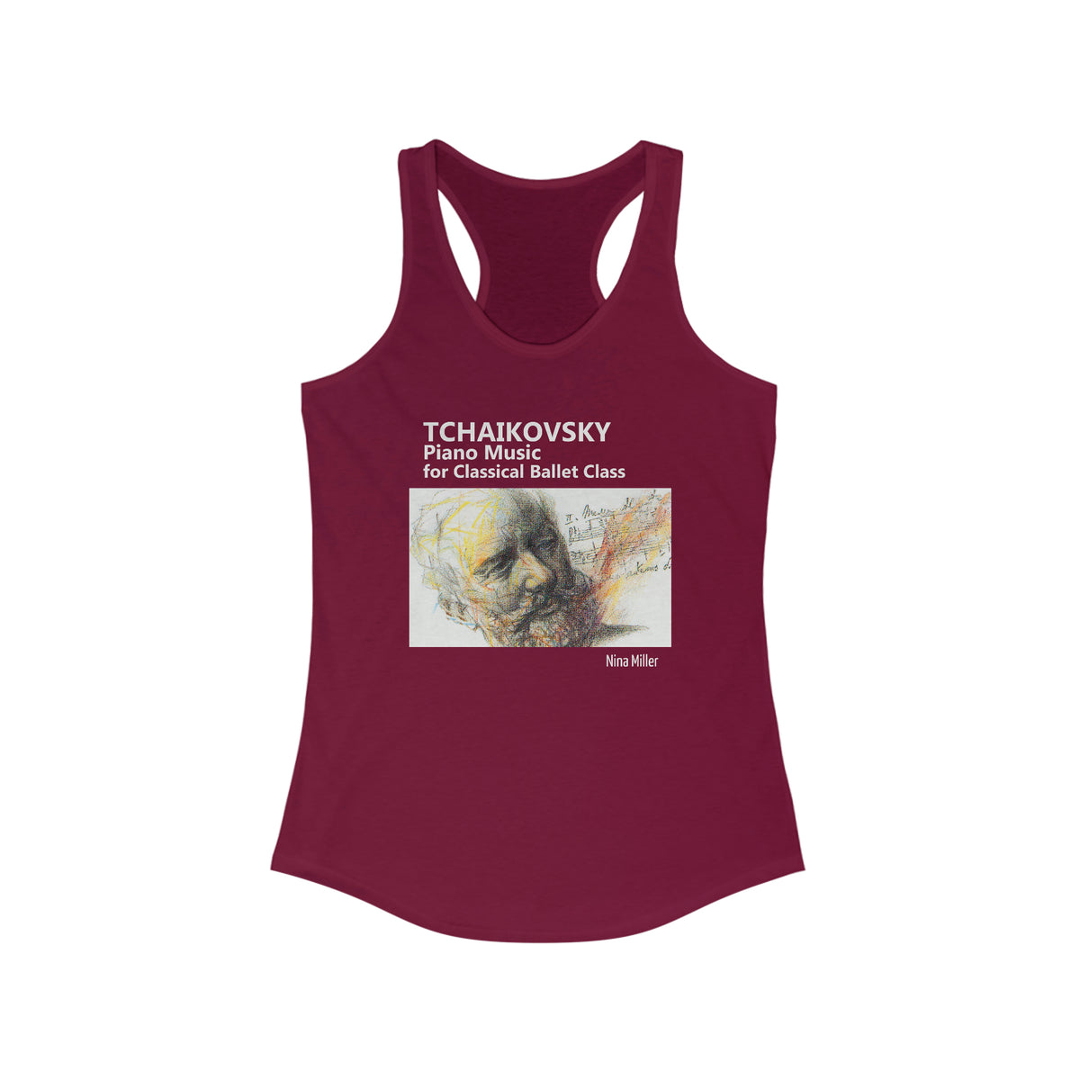 Tchaikovsky Piano Music - Women's Ideal Racerback Tank