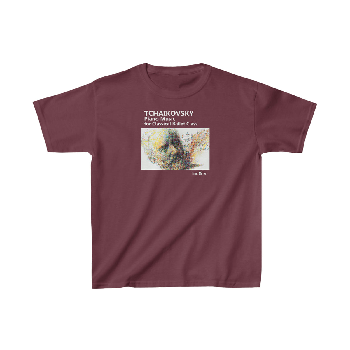 Tchaikovsky Piano Music - Kids Heavy Cotton™ Tee