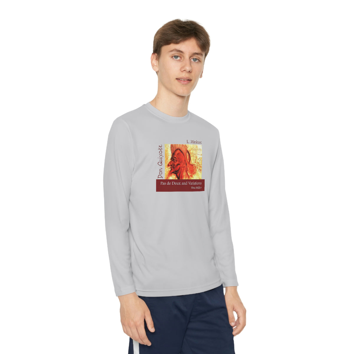 Don Quixote, Pas de Deux (1) - Youth Long Sleeve Competitor Tee