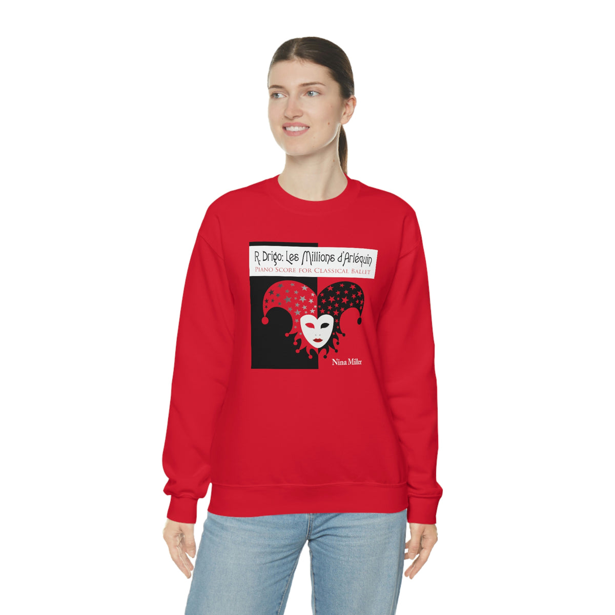 Les Millions d'Arlequin (Red) - Unisex Heavy Blend™ Crewneck Sweatshirt