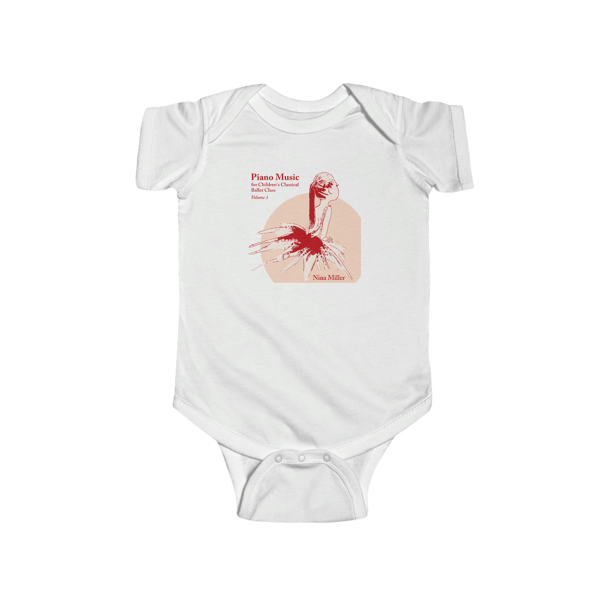 Children's Ballet Class, Vol. 1 - Infant Fine Jersey Bodysuit