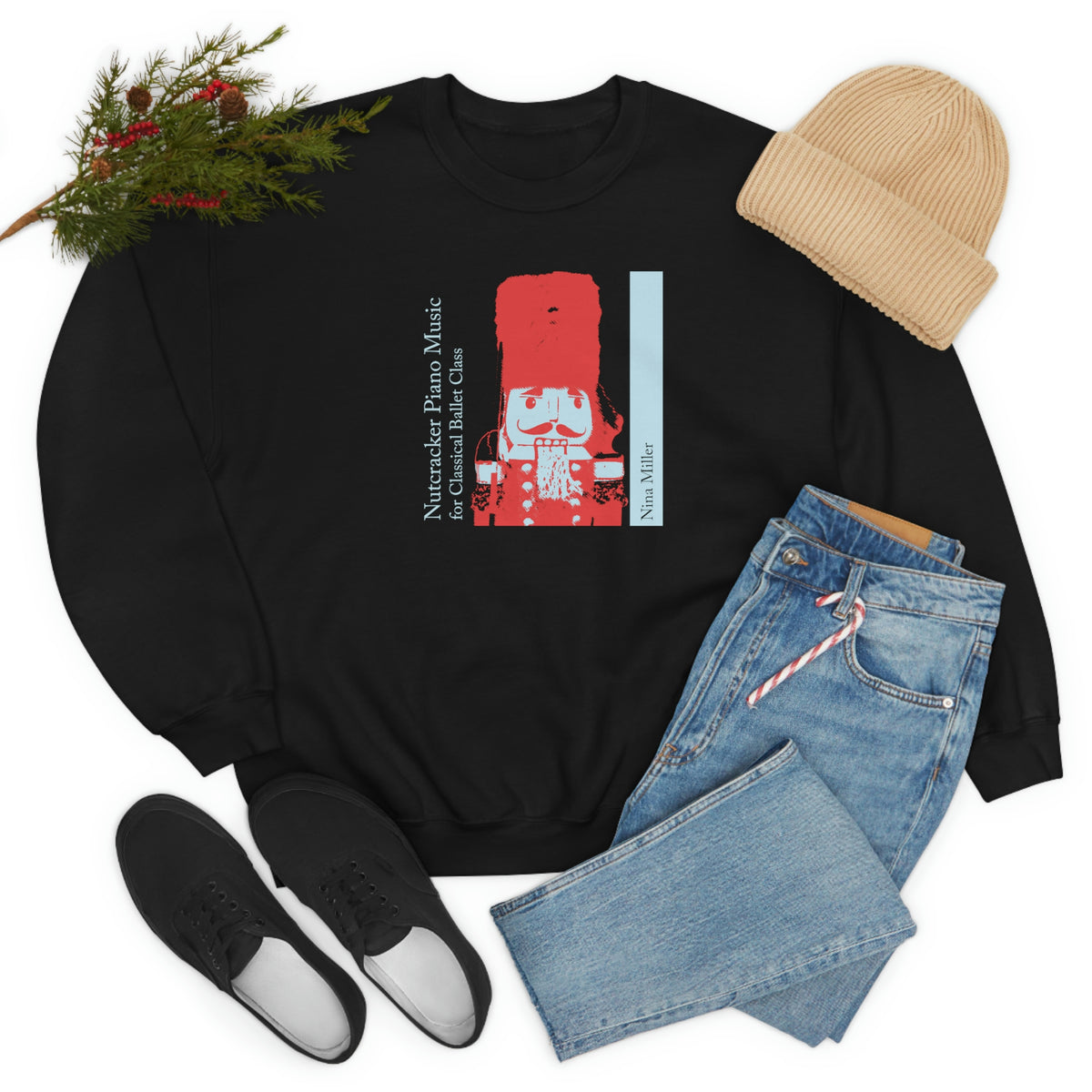 Nutcracker Piano Music - Unisex Heavy Blend™ Crewneck Sweatshirt