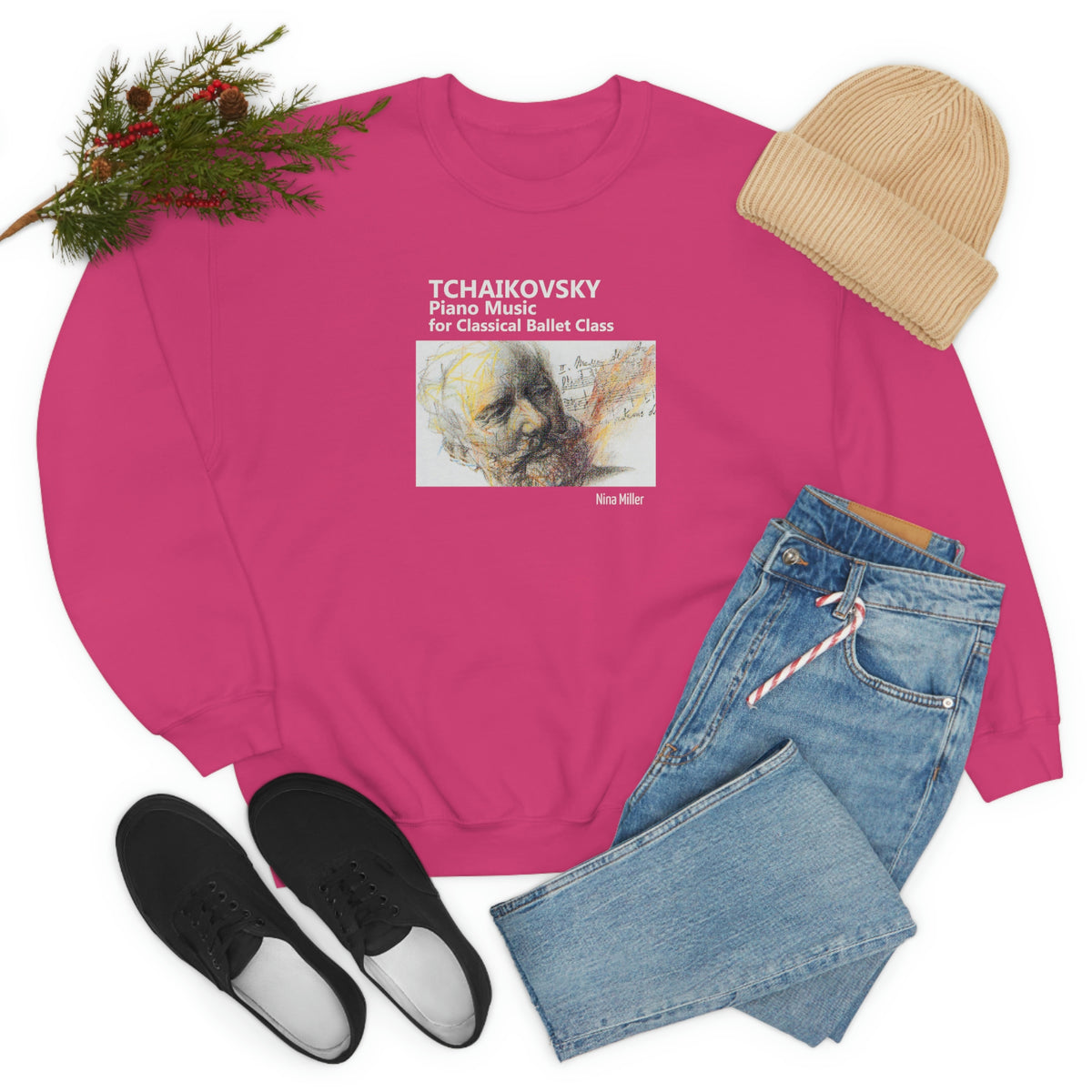 Tchaikovsky Piano Music - Unisex Heavy Blend™ Crewneck Sweatshirt