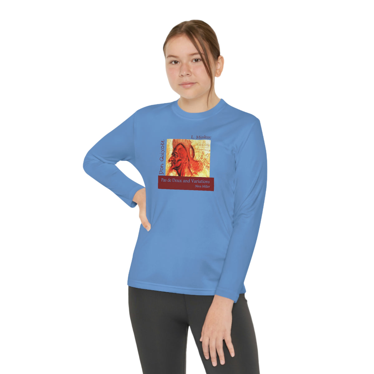 Don Quixote, Pas de Deux (1) - Youth Long Sleeve Competitor Tee