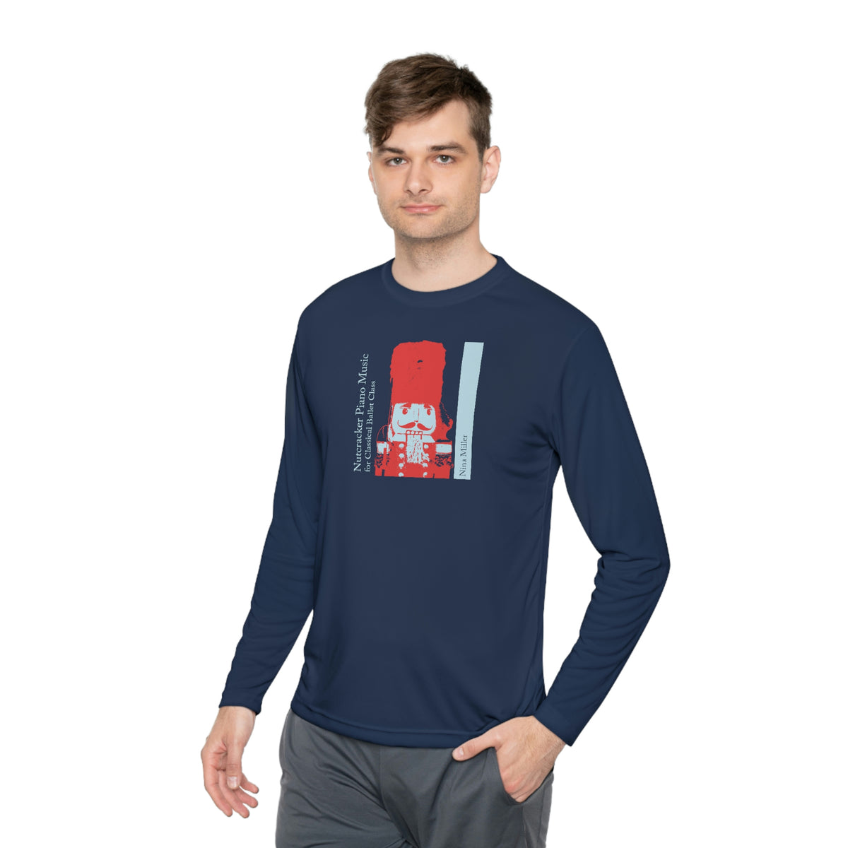 Nutcracker Piano Music - Unisex Lightweight Long Sleeve Tee