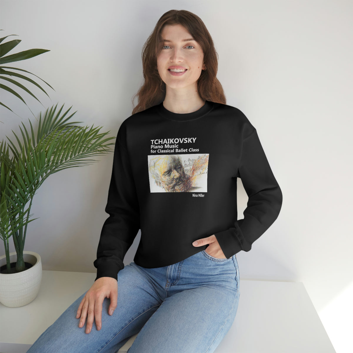 Tchaikovsky Piano Music - Unisex Heavy Blend™ Crewneck Sweatshirt