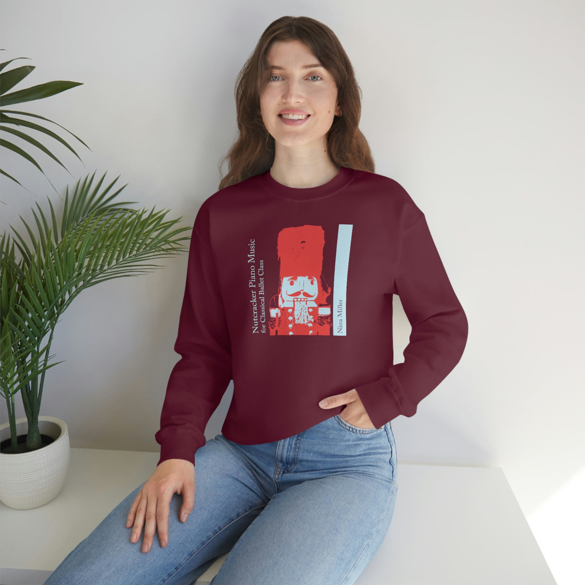 Nutcracker Piano Music - Unisex Heavy Blend™ Crewneck Sweatshirt