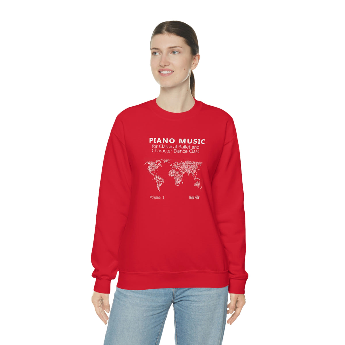 Piano Music for Character Dance Class - Unisex Heavy Blend™ Crewneck Sweatshirt