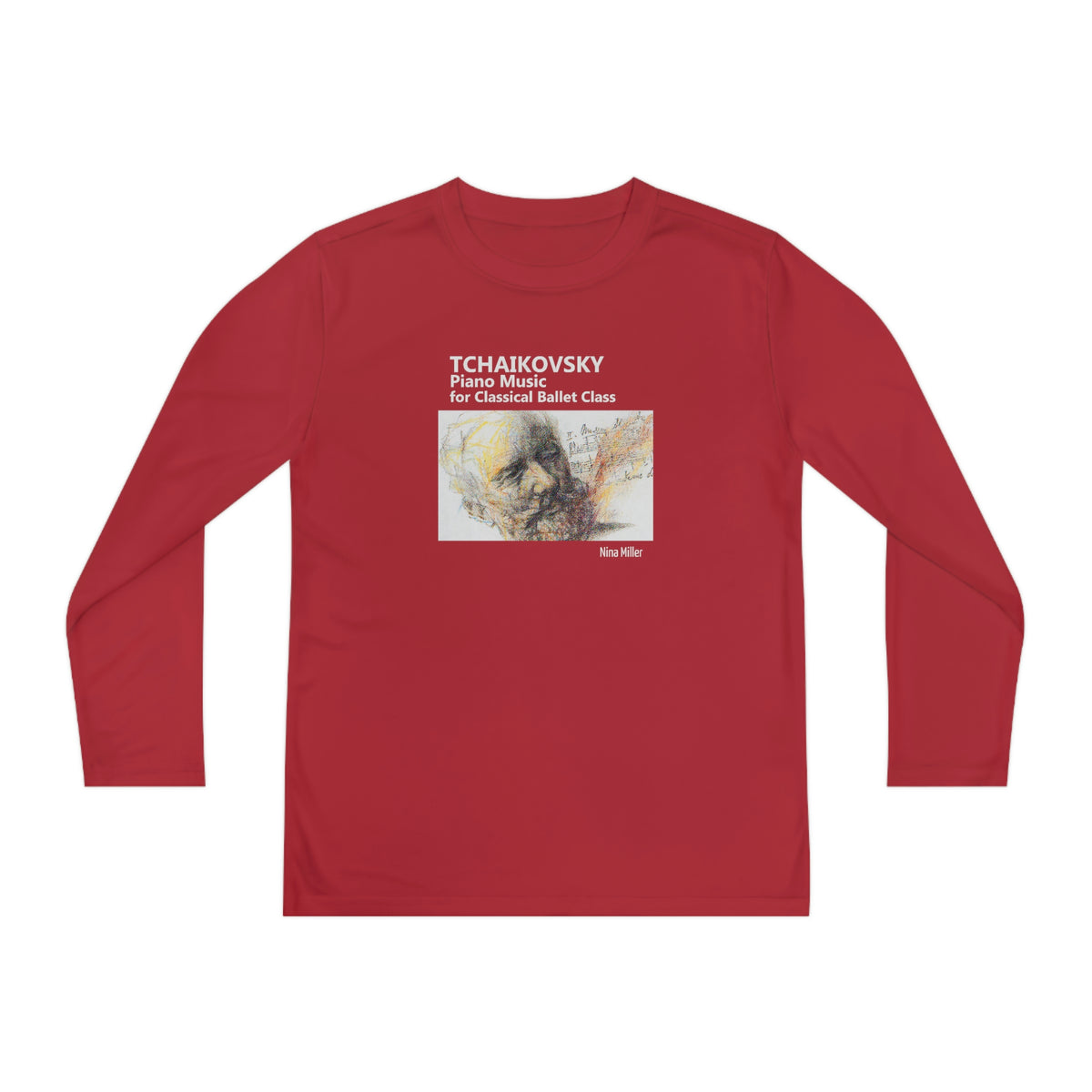 Tchaikovsky Piano Music - Youth Long Sleeve Competitor Tee
