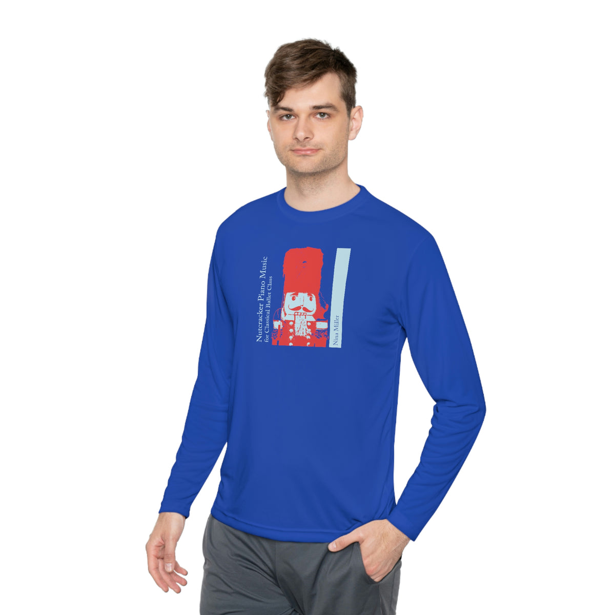 Nutcracker Piano Music - Unisex Lightweight Long Sleeve Tee