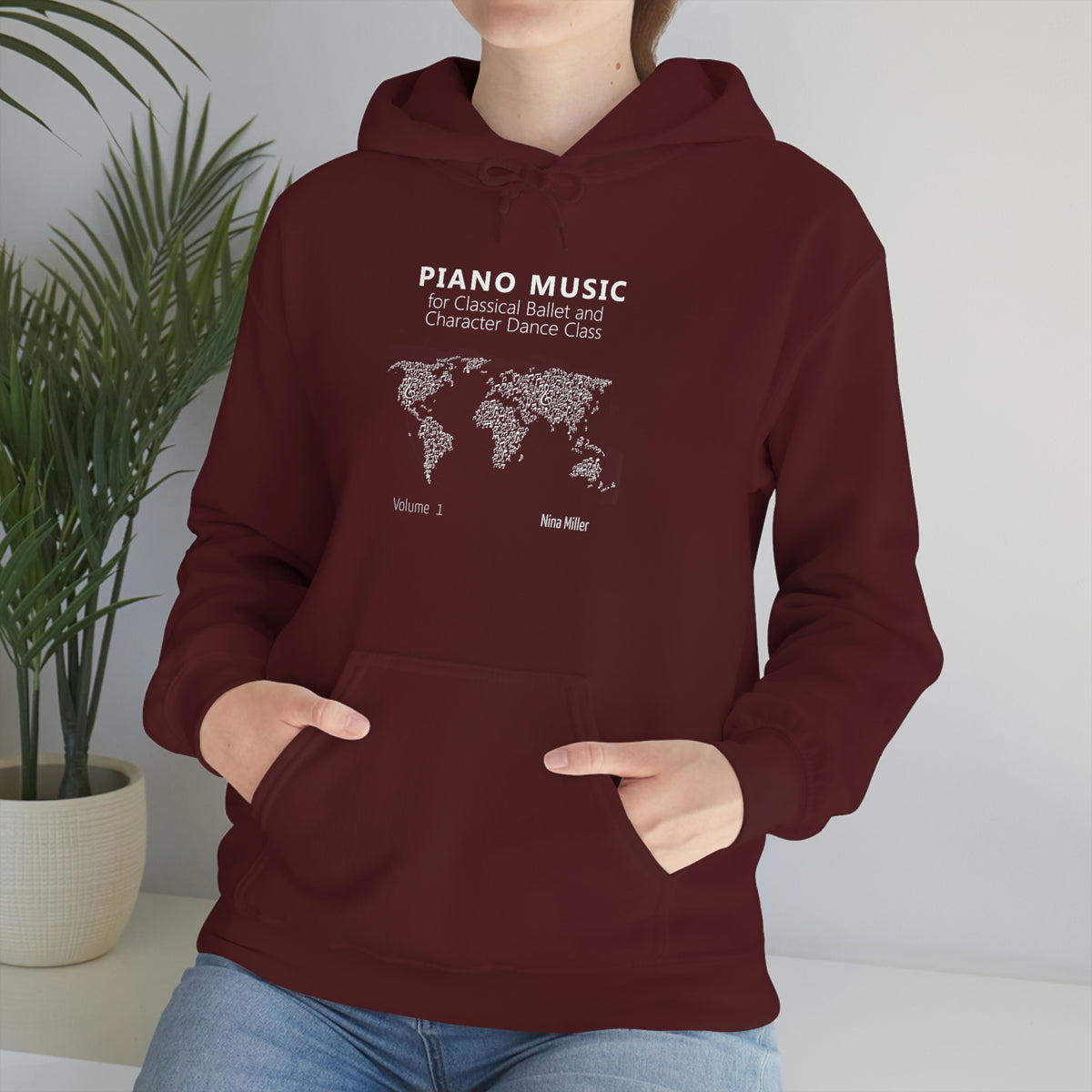 Piano Music for Character Dance Class - Unisex Heavy Blend™ Hooded Sweatshirt