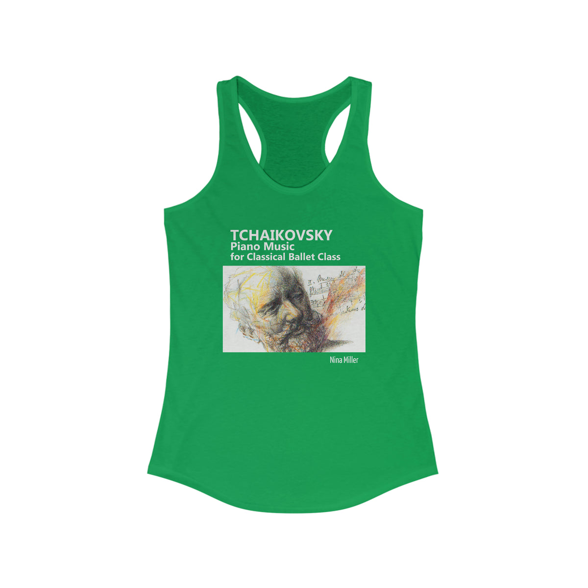 Tchaikovsky Piano Music - Women's Ideal Racerback Tank