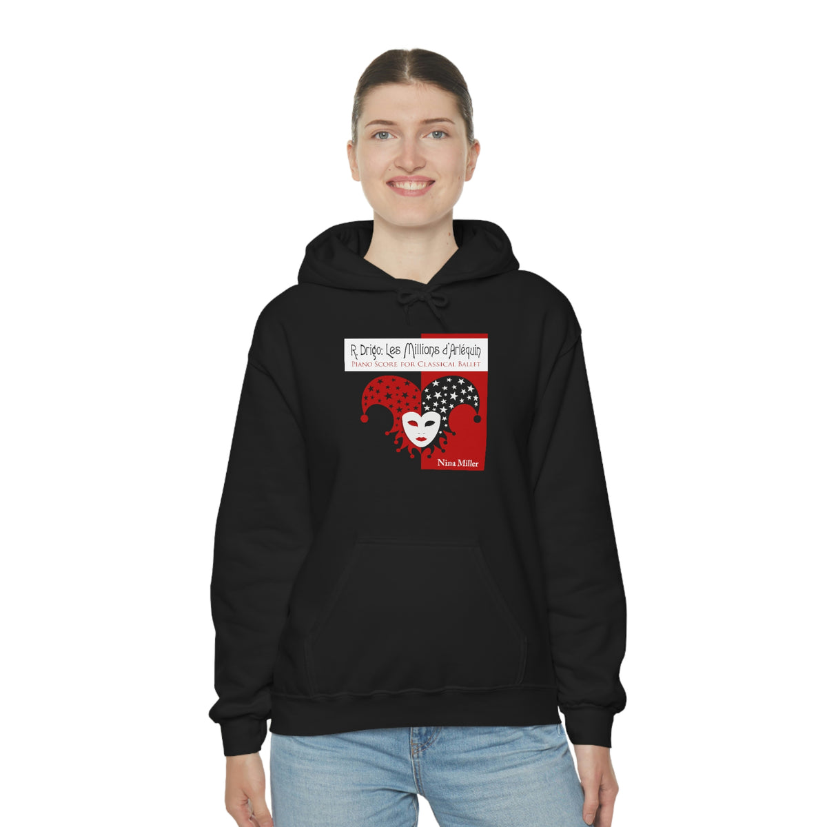 Les Millions d'Arlequin (Black) - Unisex Heavy Blend™ Hooded Sweatshirt