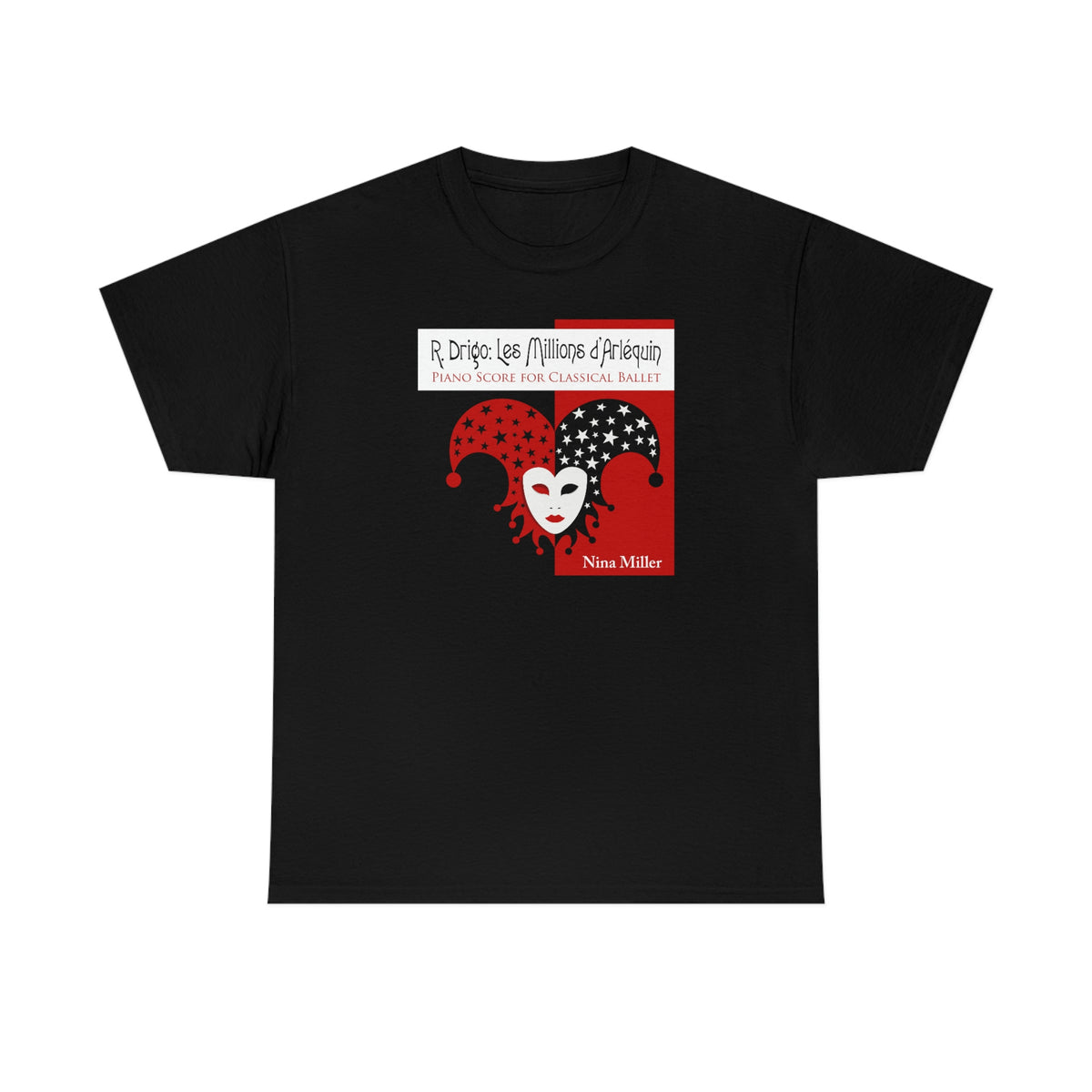 Les Millions d'Arléquin (Black) - Unisex Heavy Cotton Tee