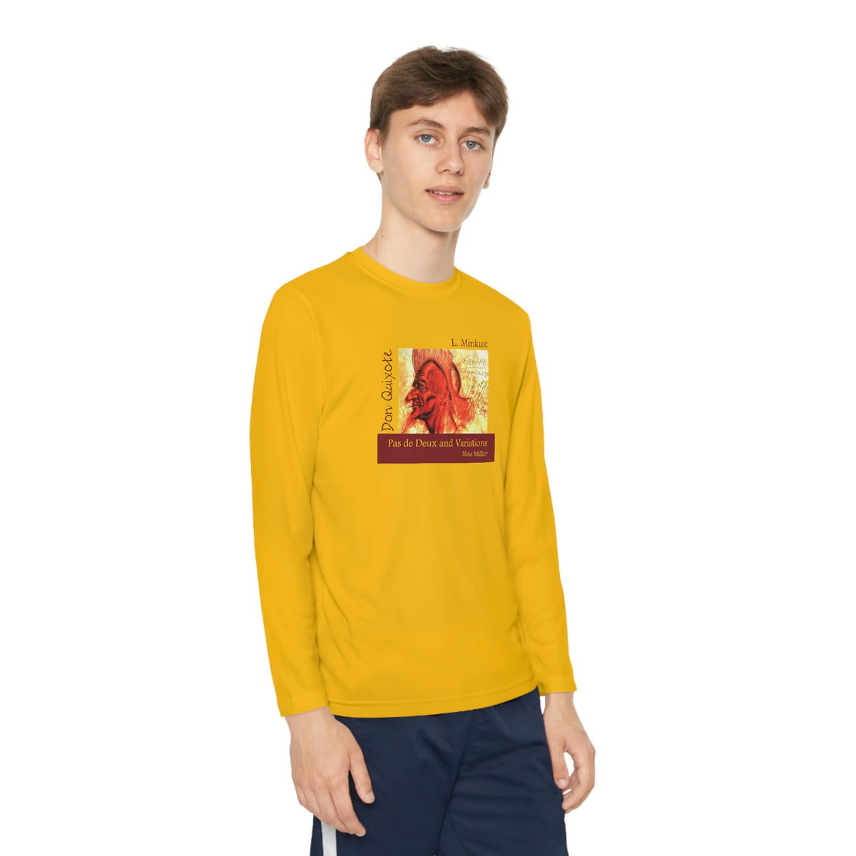 Don Quixote, Pas de Deux (1) - Youth Long Sleeve Competitor Tee