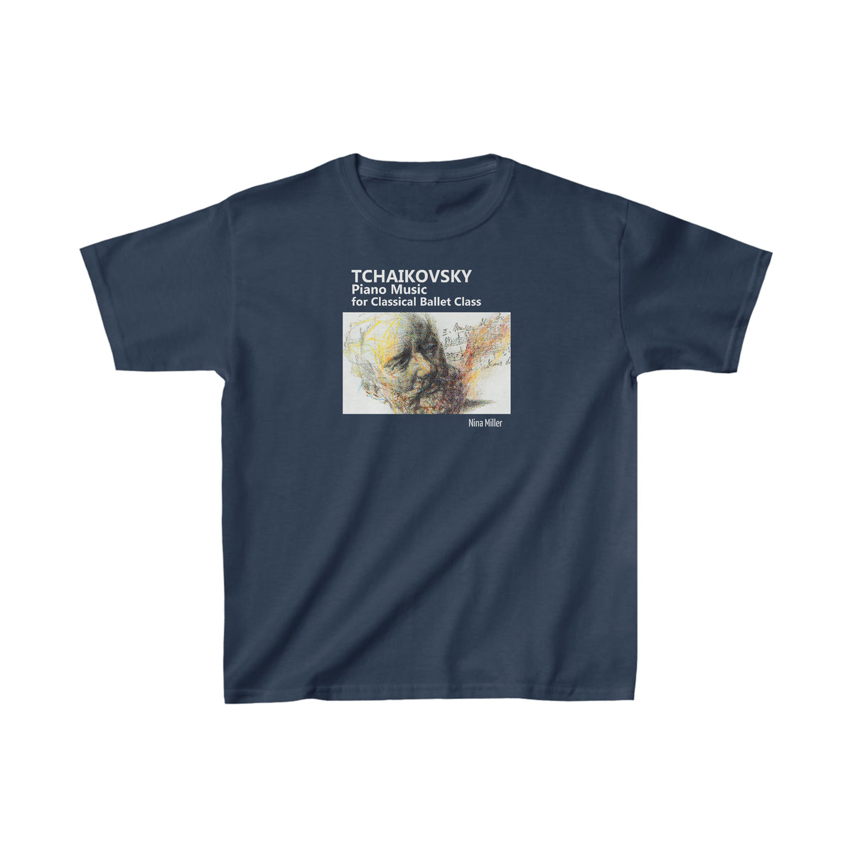 Tchaikovsky Piano Music - Kids Heavy Cotton™ Tee