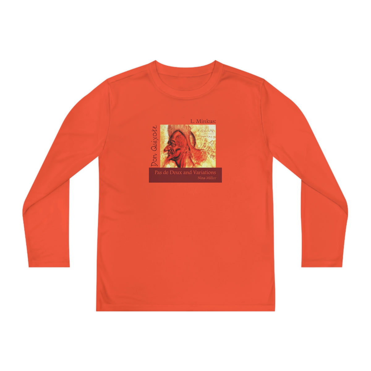 Don Quixote, Pas de Deux (1) - Youth Long Sleeve Competitor Tee