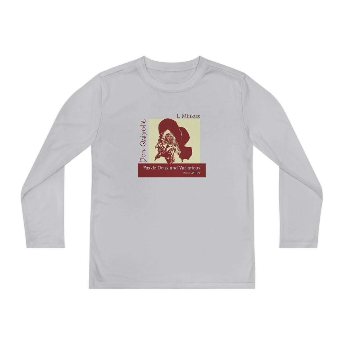 Don Quixote, Pas de Deux (2) - Youth Long Sleeve Competitor Tee