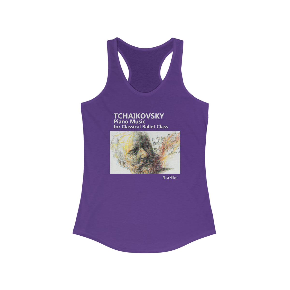 Tchaikovsky Piano Music - Women's Ideal Racerback Tank