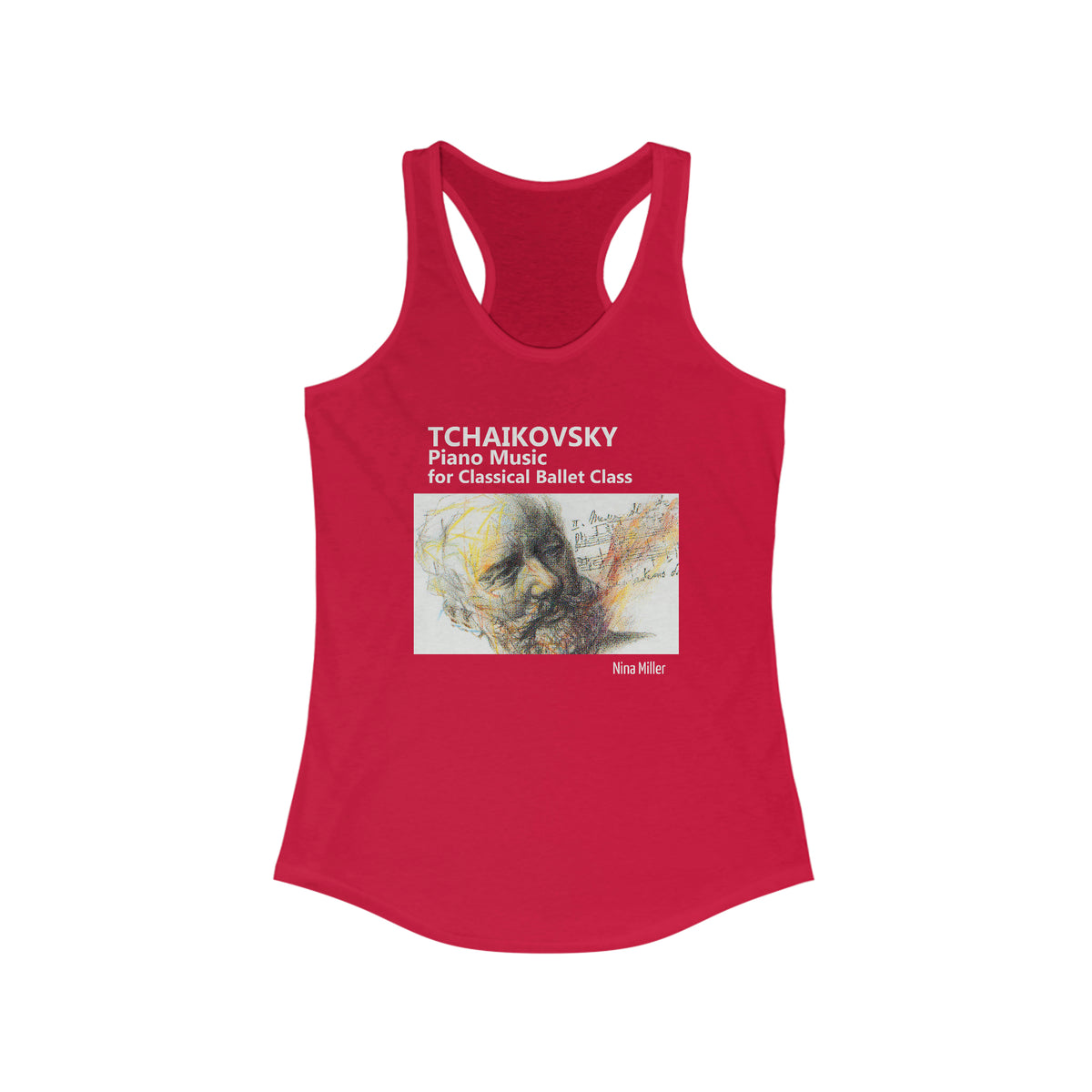 Tchaikovsky Piano Music - Women's Ideal Racerback Tank