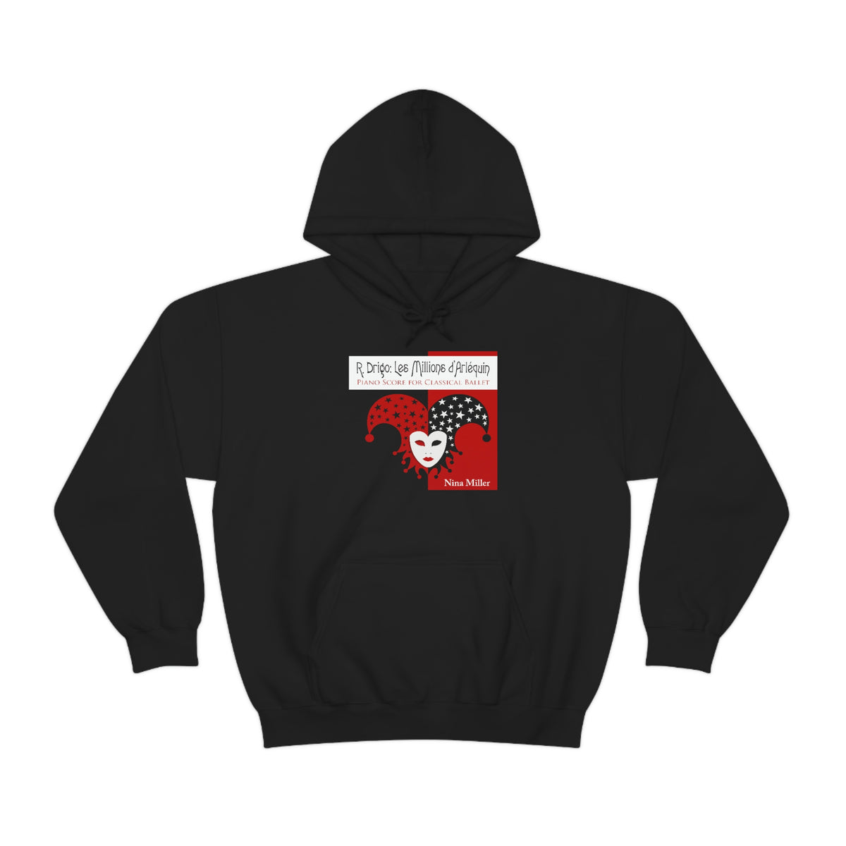 Les Millions d'Arlequin (Black) - Unisex Heavy Blend™ Hooded Sweatshirt