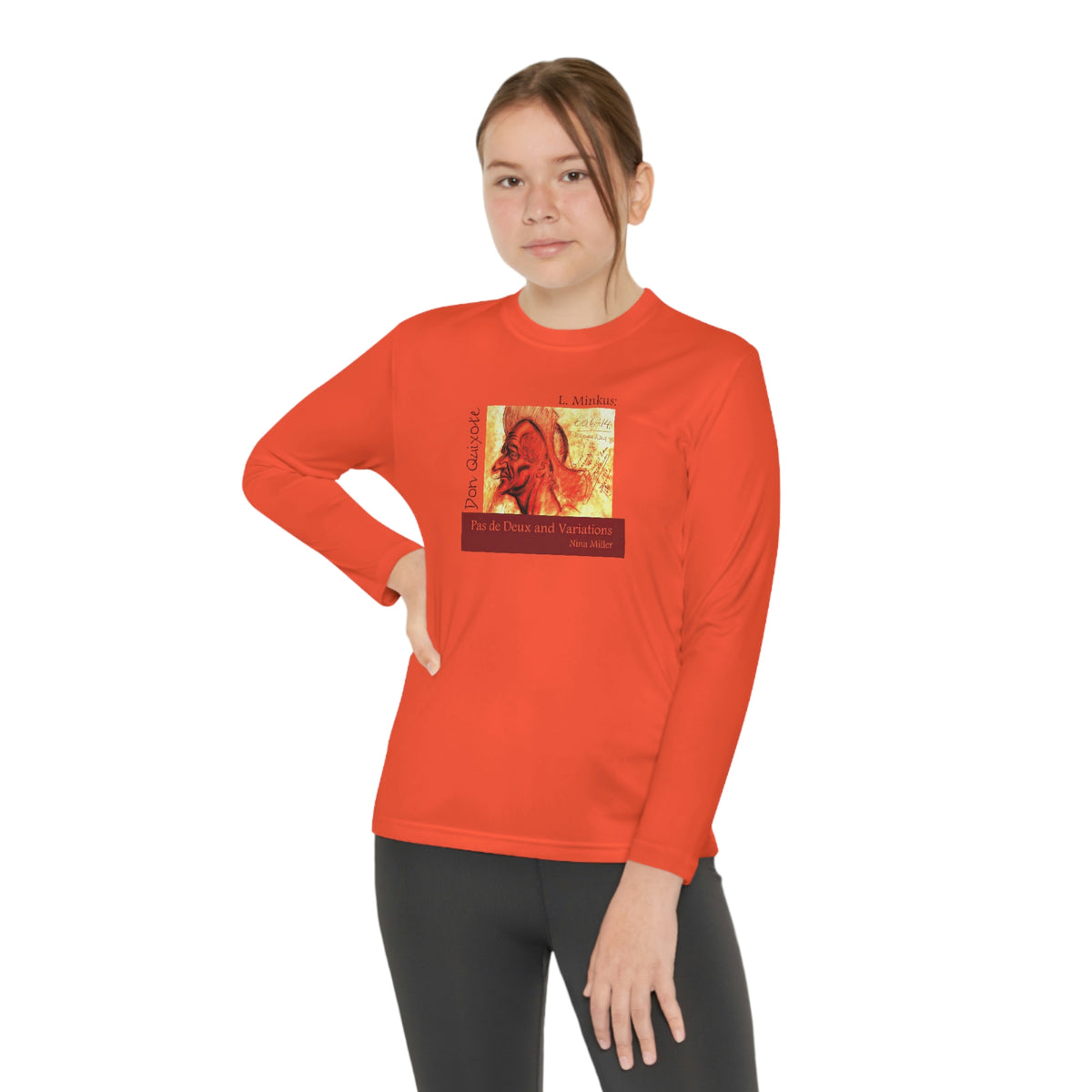 Don Quixote, Pas de Deux (1) - Youth Long Sleeve Competitor Tee