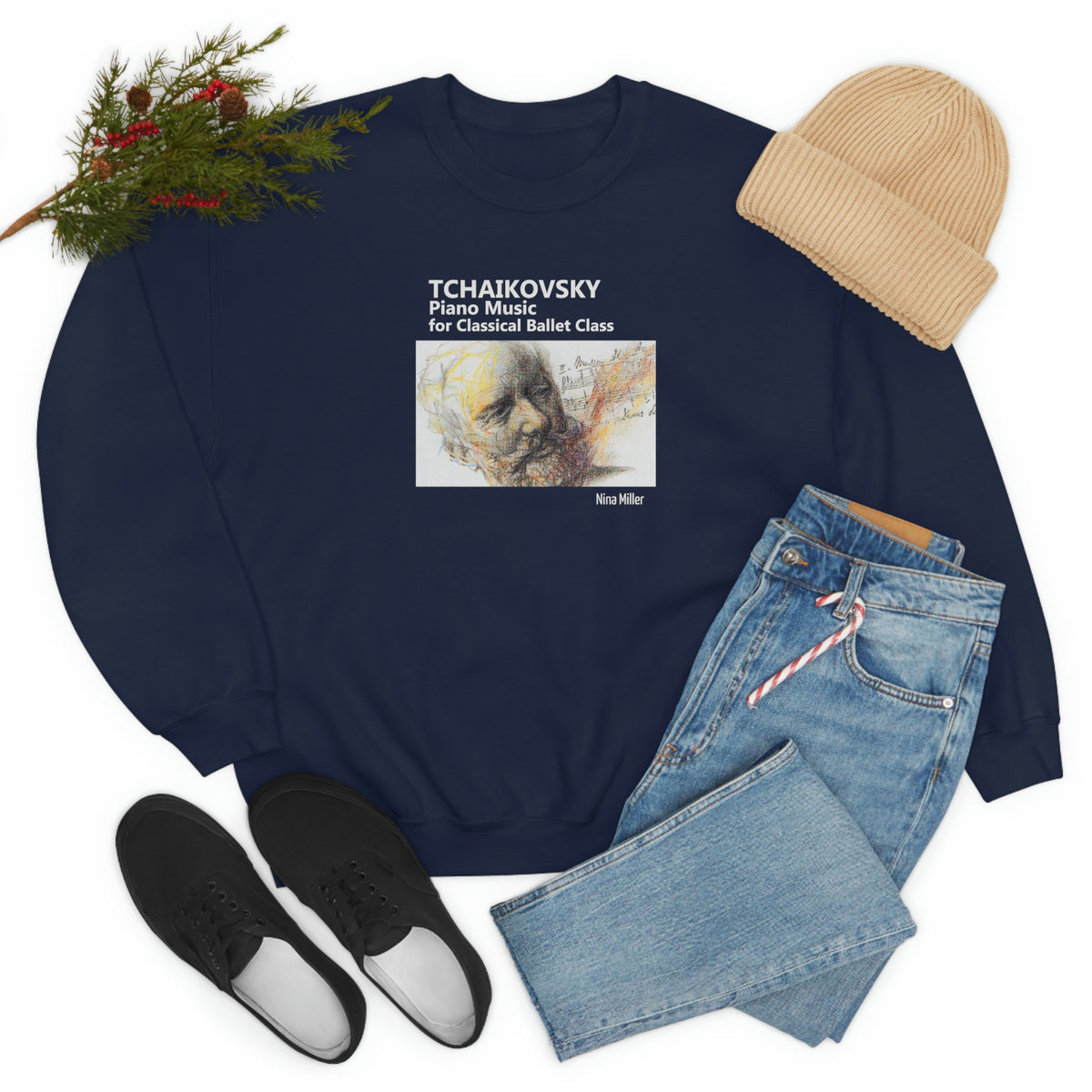 Tchaikovsky Piano Music - Unisex Heavy Blend™ Crewneck Sweatshirt