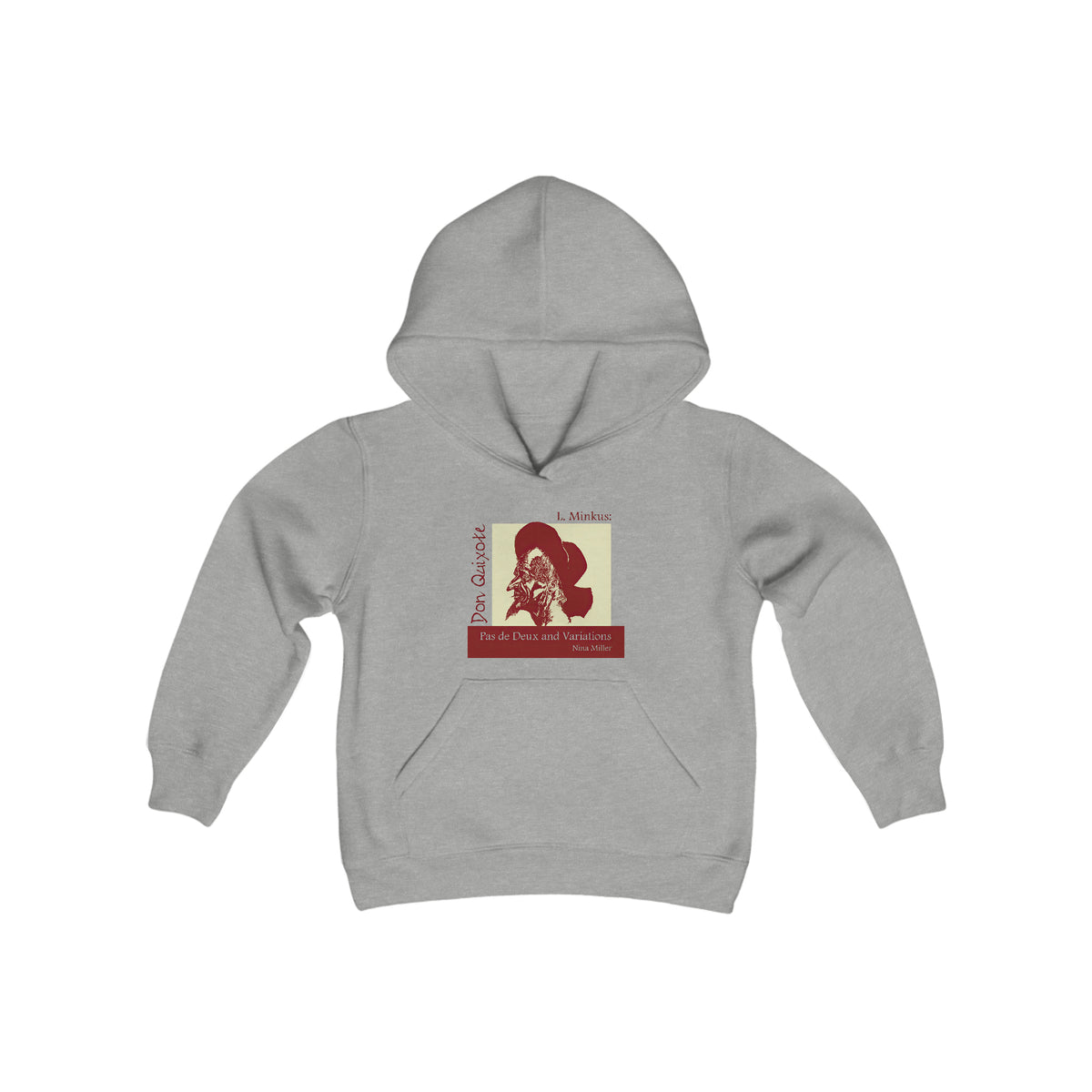 Don Quixote, Pas de Deux (2) - Youth Heavy Blend Hooded Sweatshirt