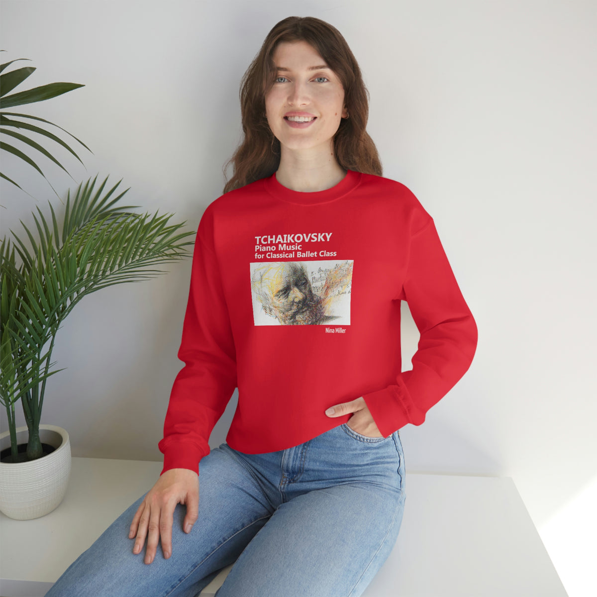 Tchaikovsky Piano Music - Unisex Heavy Blend™ Crewneck Sweatshirt