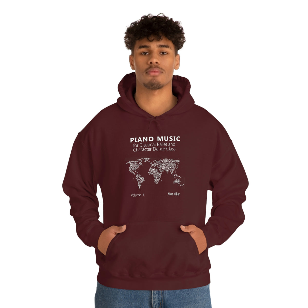 Piano Music for Character Dance Class - Unisex Heavy Blend™ Hooded Sweatshirt