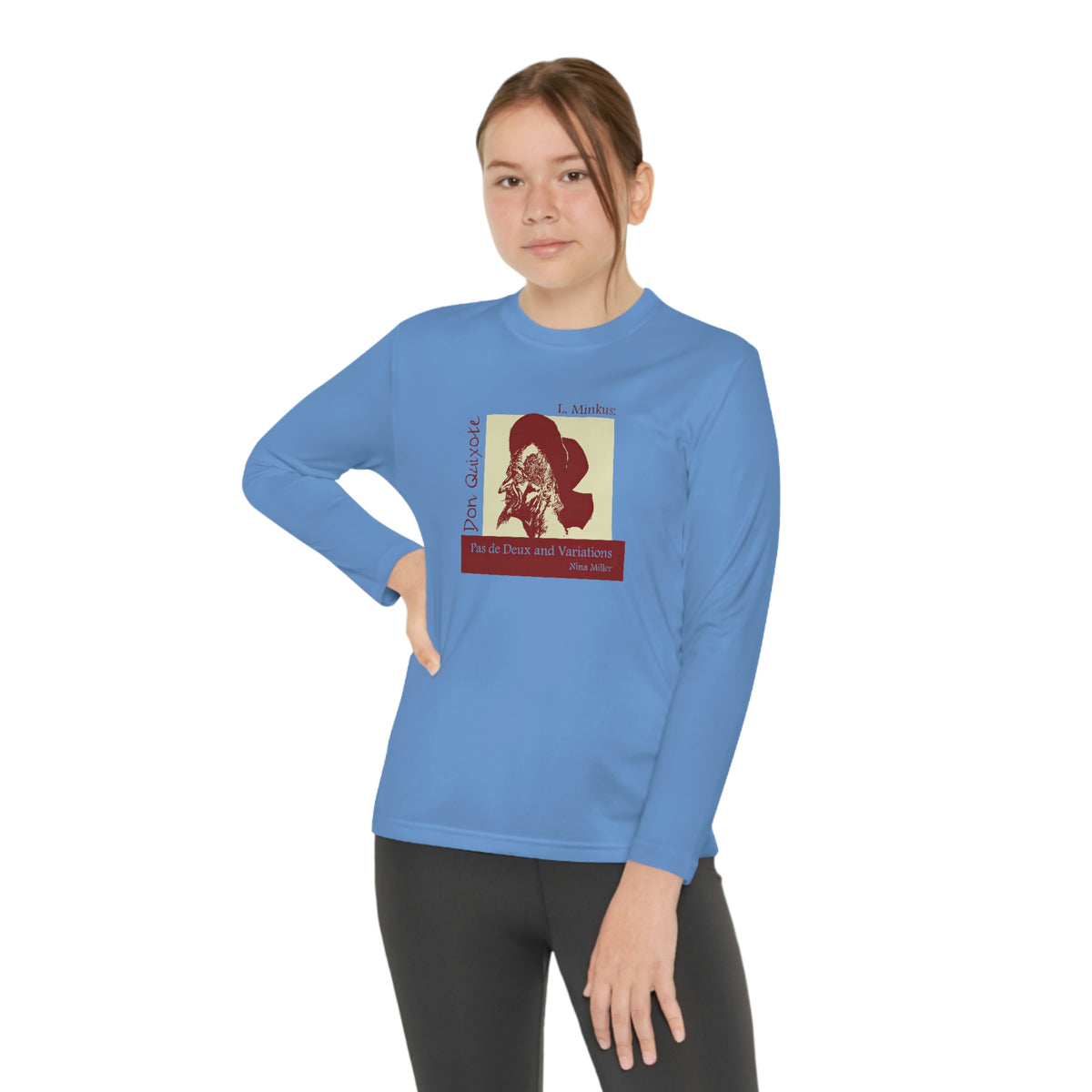 Don Quixote, Pas de Deux (2) - Youth Long Sleeve Competitor Tee