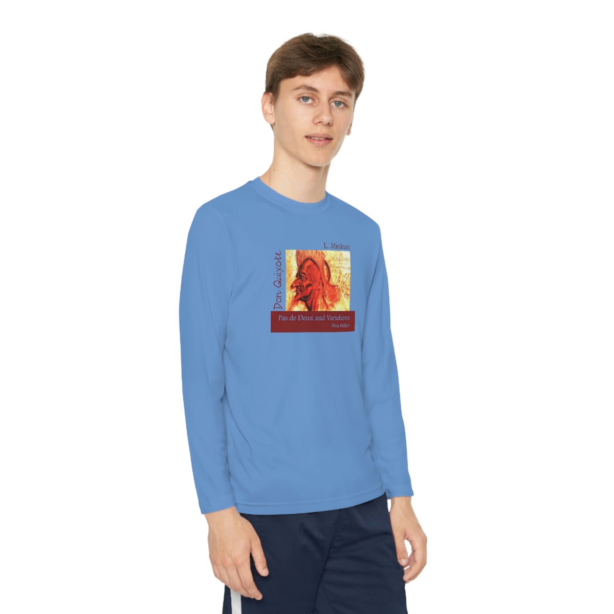Don Quixote, Pas de Deux (1) - Youth Long Sleeve Competitor Tee