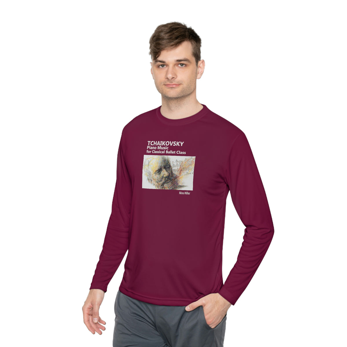 Tchaikovsky Piano Music - Unisex Lightweight Long Sleeve Tee