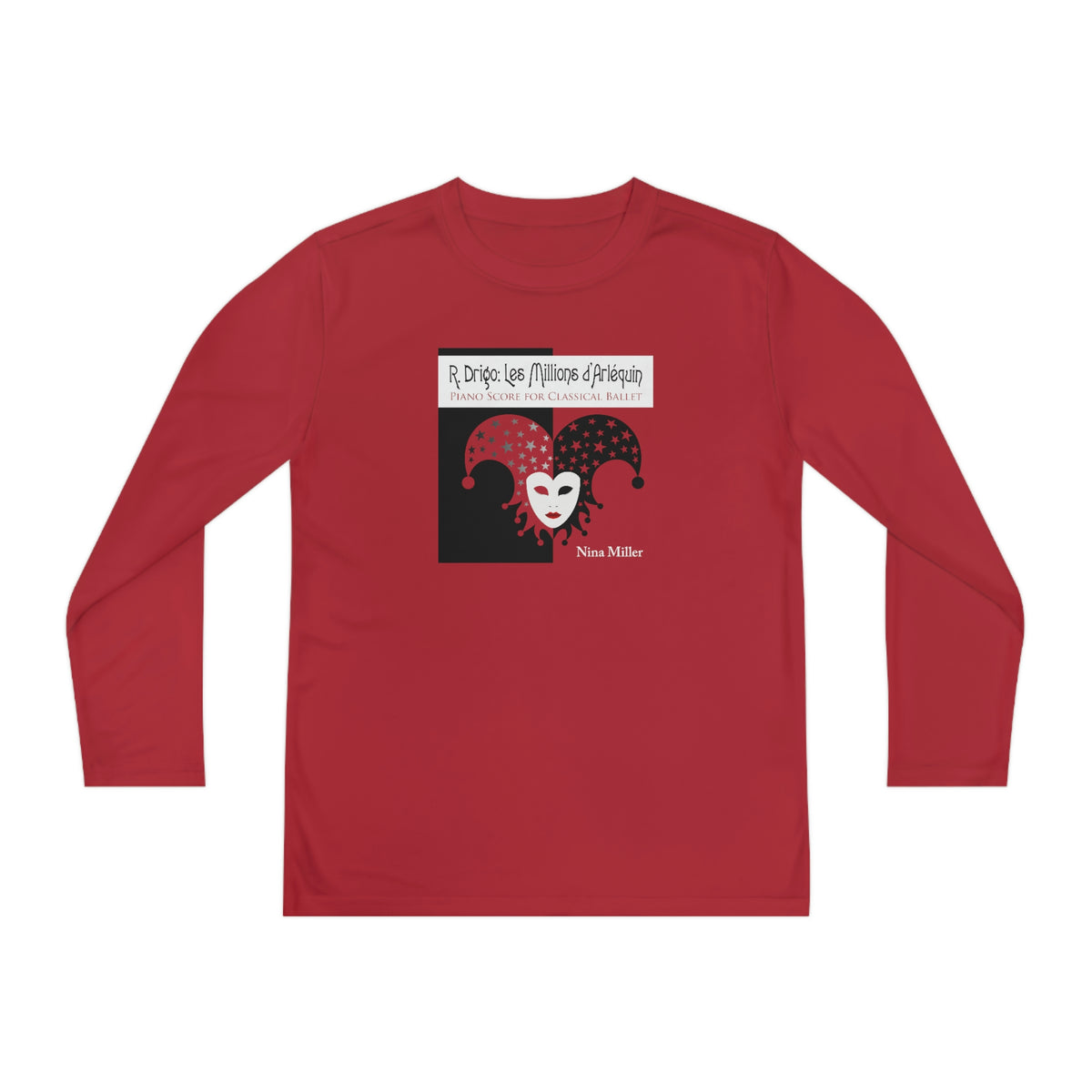 Les Millions d'Arlequin (Red) - Youth Long Sleeve Competitor Tee