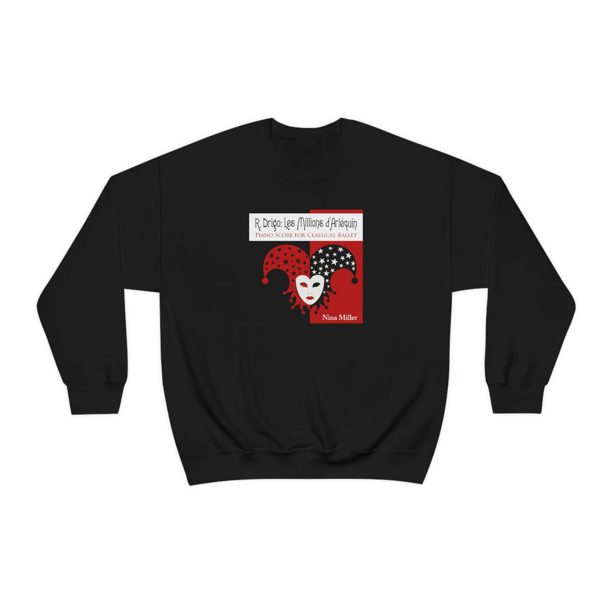 Les Millions d'Arlequin (Black) - Unisex Heavy Blend™ Crewneck Sweatshirt