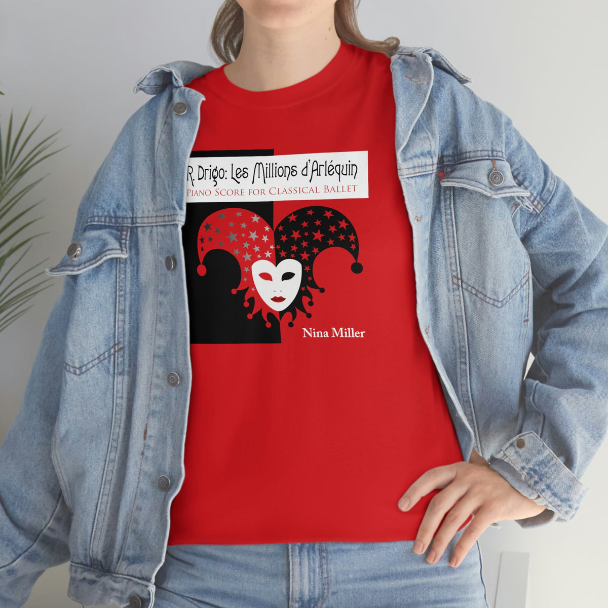 Les Millions d'Arléquin  (Red) - Unisex Heavy Cotton Tee