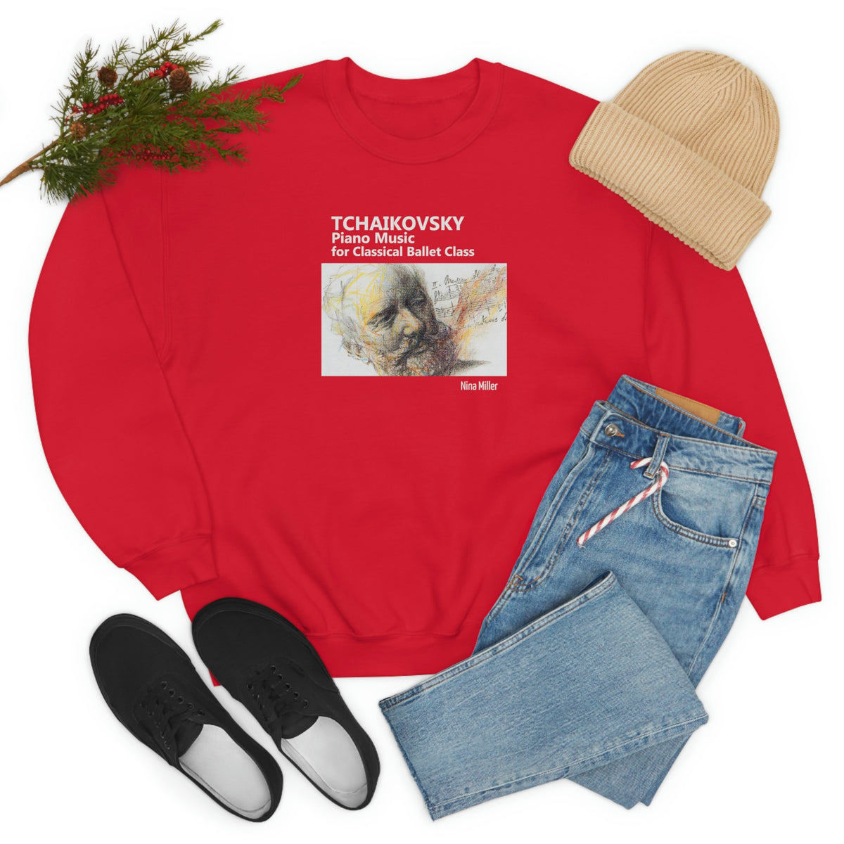 Tchaikovsky Piano Music - Unisex Heavy Blend™ Crewneck Sweatshirt