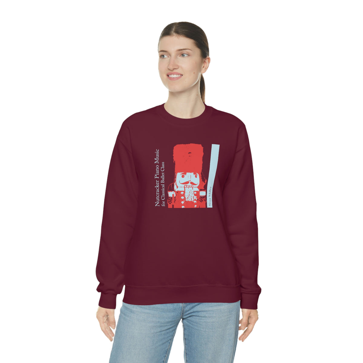 Nutcracker Piano Music - Unisex Heavy Blend™ Crewneck Sweatshirt