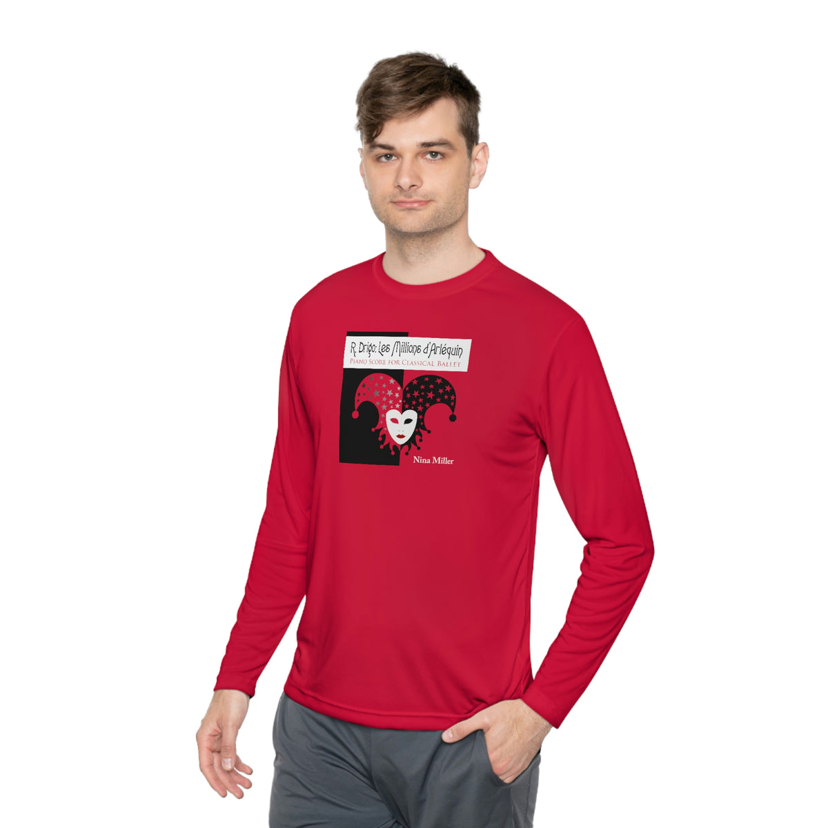 Les Millions d'Arlequin (Red) - Unisex Lightweight Long Sleeve Tee