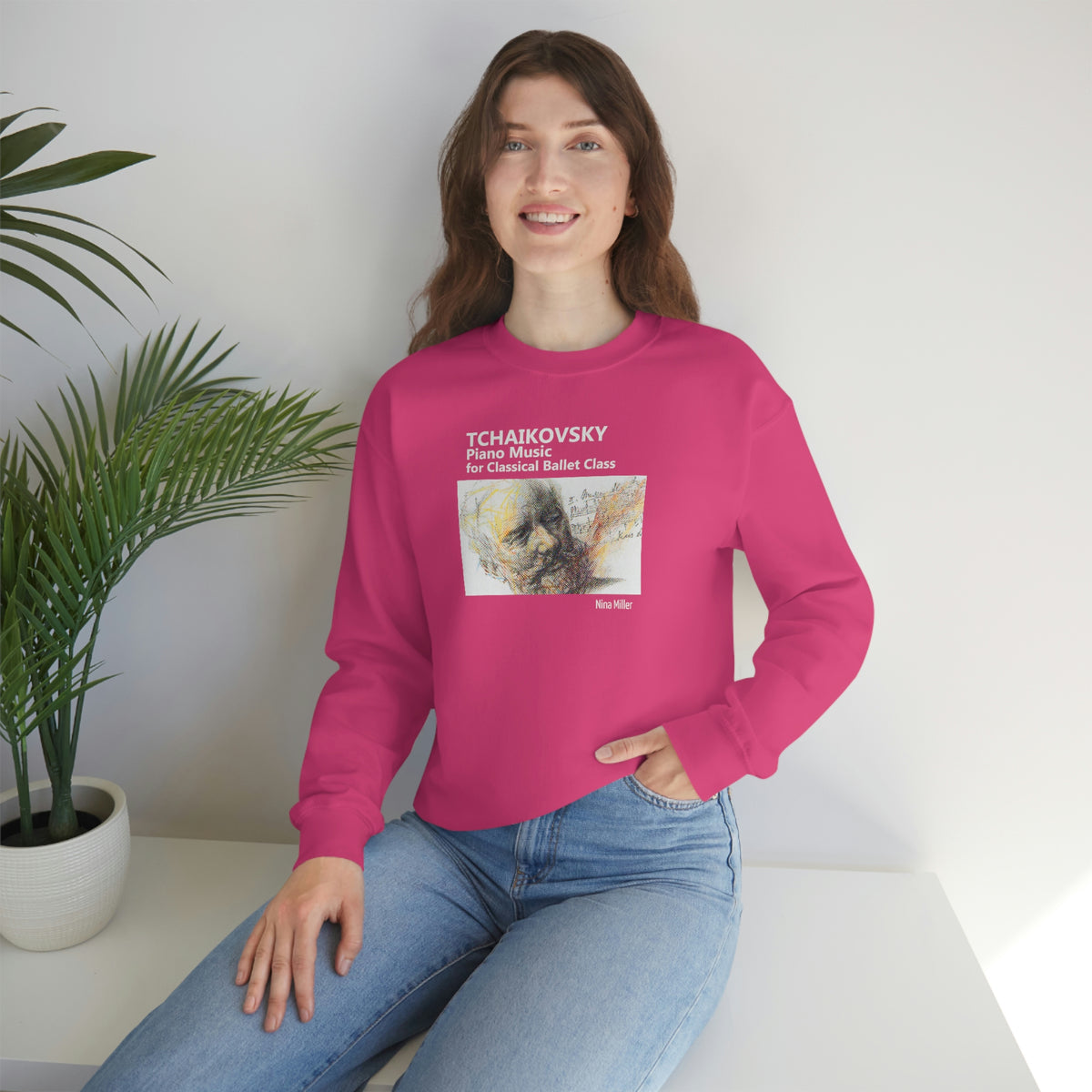 Tchaikovsky Piano Music - Unisex Heavy Blend™ Crewneck Sweatshirt