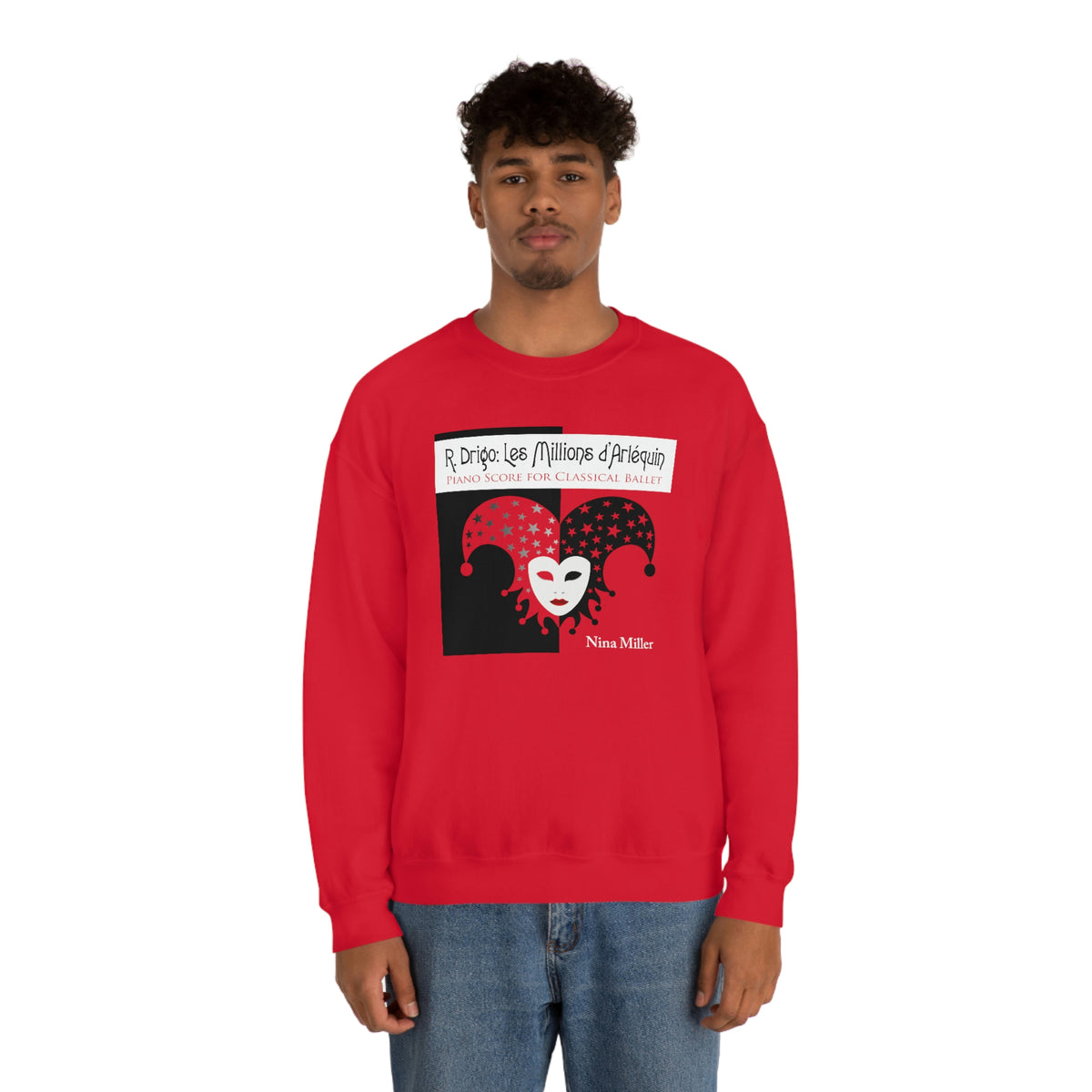 Les Millions d'Arlequin (Red) - Unisex Heavy Blend™ Crewneck Sweatshirt