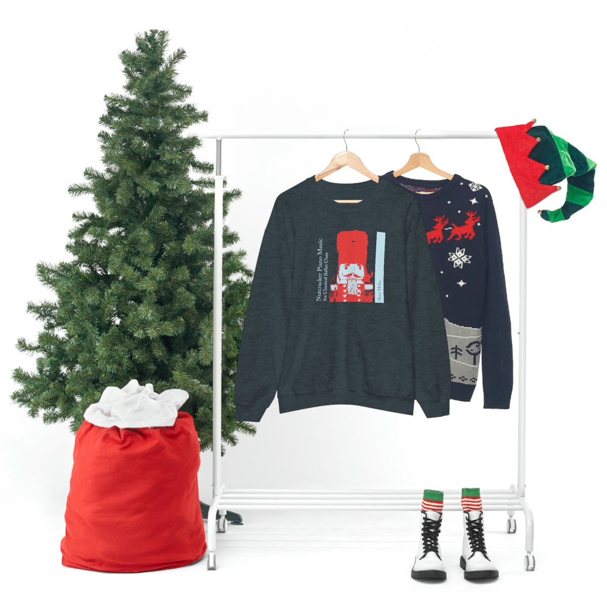 Nutcracker Piano Music - Unisex Heavy Blend™ Crewneck Sweatshirt