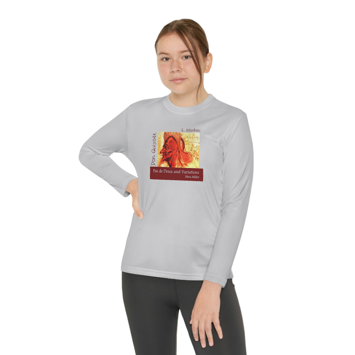 Don Quixote, Pas de Deux (1) - Youth Long Sleeve Competitor Tee