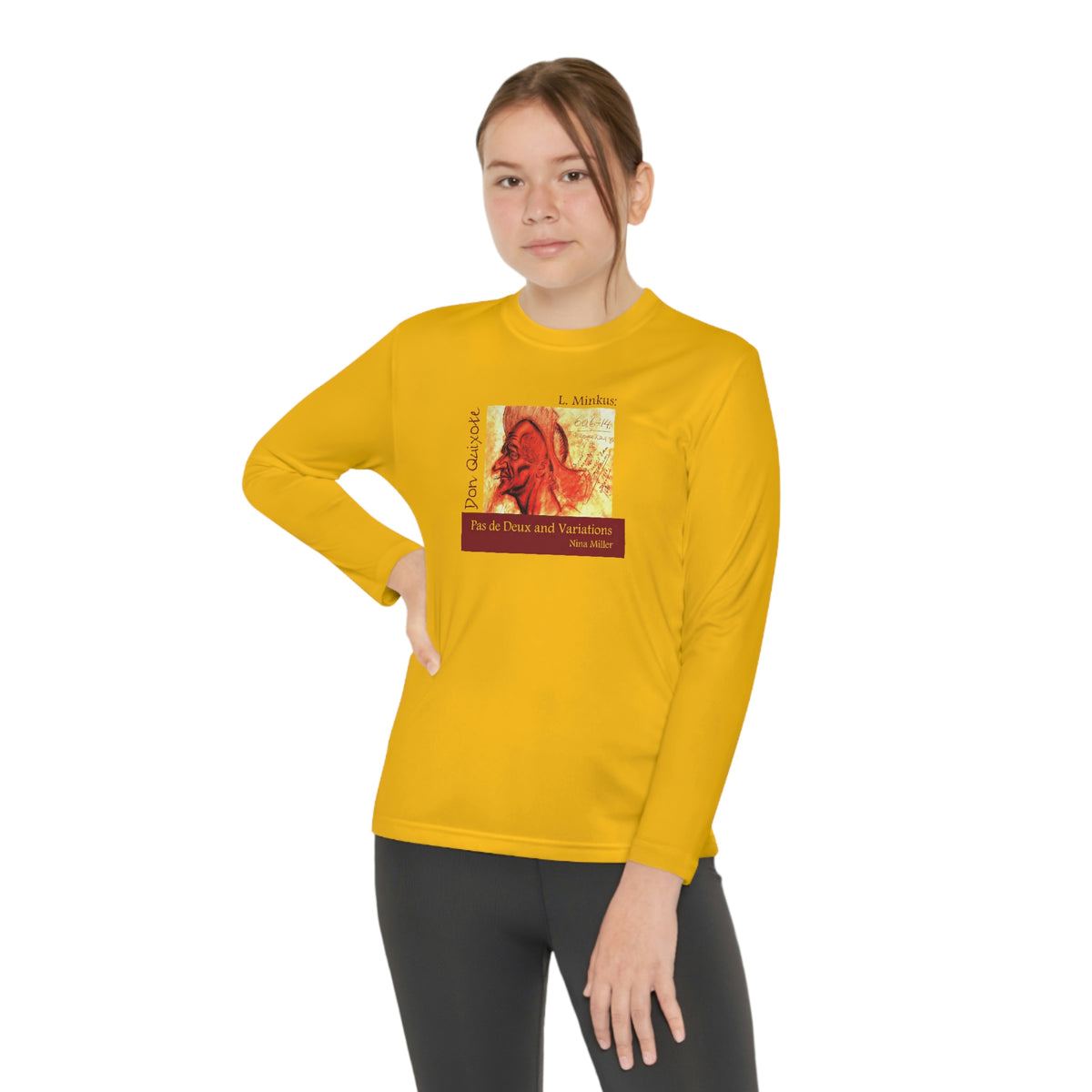 Don Quixote, Pas de Deux (1) - Youth Long Sleeve Competitor Tee