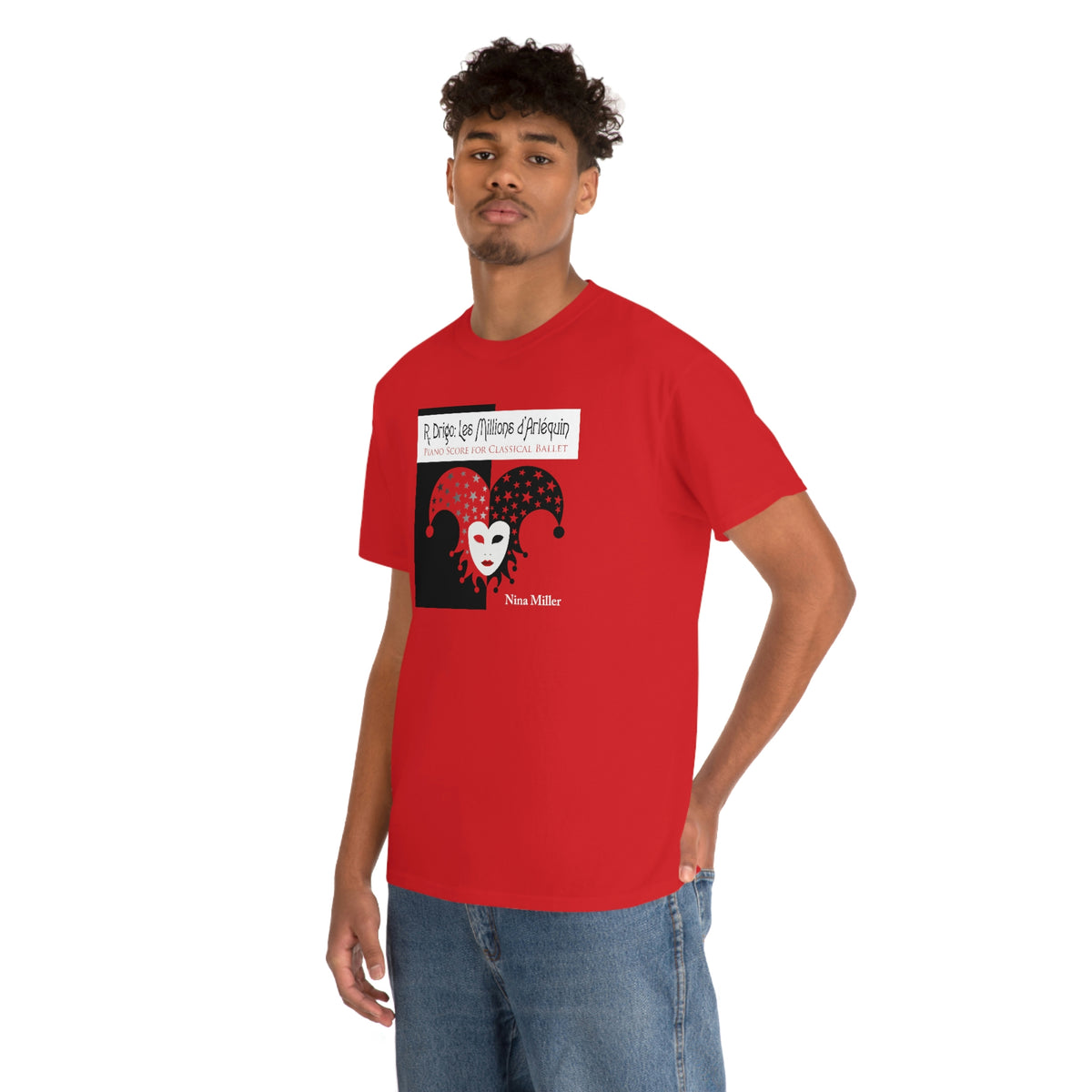 Les Millions d'Arléquin  (Red) - Unisex Heavy Cotton Tee