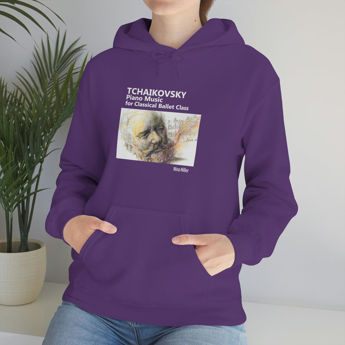 Tchaikovsky Piano Music - Unisex Heavy Blend™ Hooded Sweatshirt